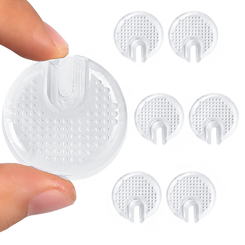 Bộ 2 Miếng Đệm Trong Suốt Gắn Phía Trước Giày Cao Gót Chống Mài Mòn