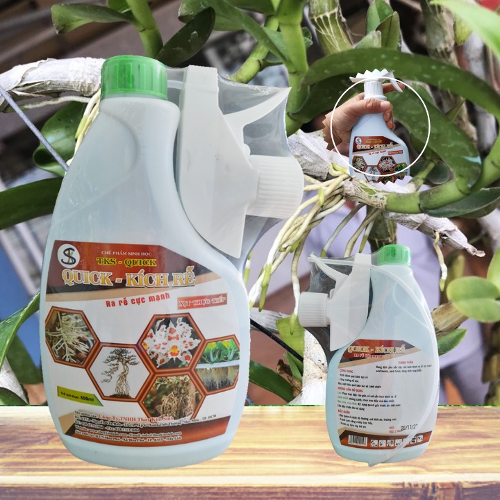 Phân Bón Cao Cấp Dạng Xịt Pha Sẵn KÍCH RỄ Cực Mạnh - Chai 500ml