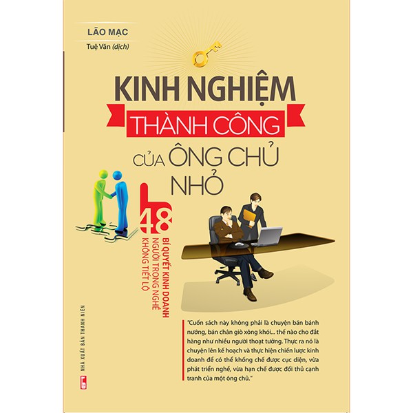 Sách: Kinh Nghiệm Thành Công Của Ông Chủ Nhỏ