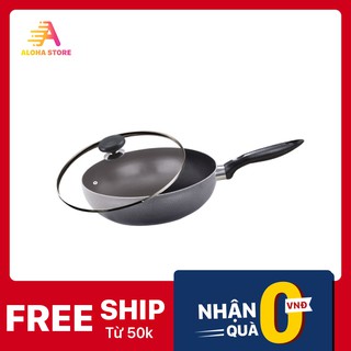 Chảo Sunhouse Vung Kính 26 Cm  HN5621 Cao Cấp-Phân Phối Chính Thức