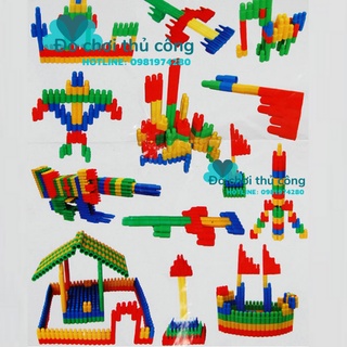 T23 - Túi Lego hình viên đạn đơn, đạn đôi, đạn ba cỡ lớn