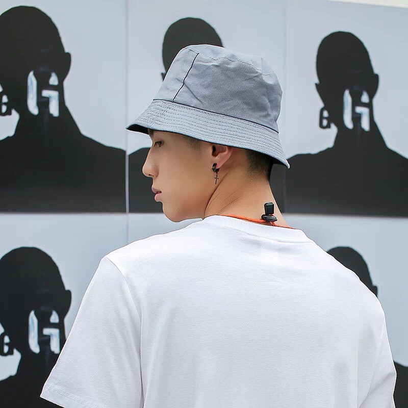 Mũ bucket Trơn vành rộng phong cách street wear - mũ xô INF