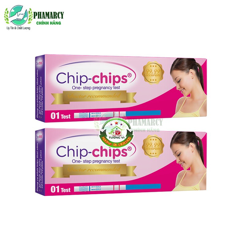 Que test thử thai kết quả siêu nhanh chính xác cao Chip Chips [GIẤU TÊN KHI GIAO HÀNG]