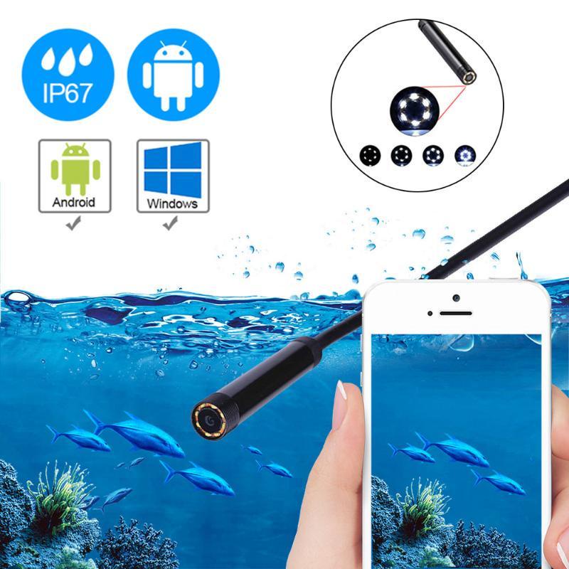 Camera Nội Soi Đầu USB Dài 2M Cho Điện Thoại Android