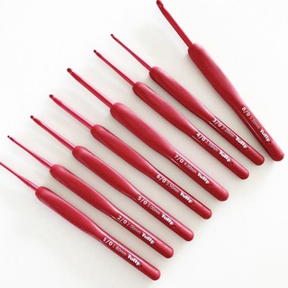 [Bán lẻ] Kim móc len tulip đỏ (Size 1.8-6.5mm)