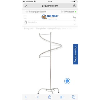 sào phơi đồ duy phúc cao 1 m6 tiện lợi nhé