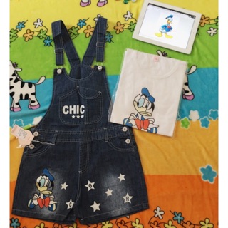 1 set bao gồm 1 yếm quần(đầm) và 1 áo
