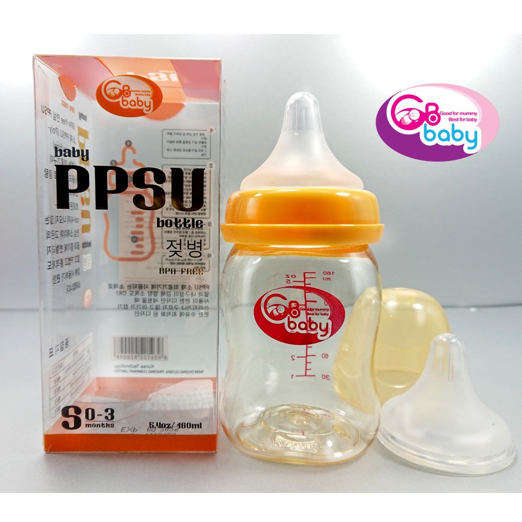 GB Baby Bình Sữa PPSU Cổ Rộng 160 / 280 ml