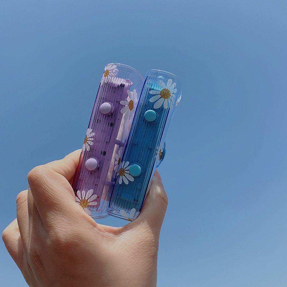 PEWANY Sổ Tay 3 Lỗ Mini Họa Tiết Hoa Cúc Xinh Xắn