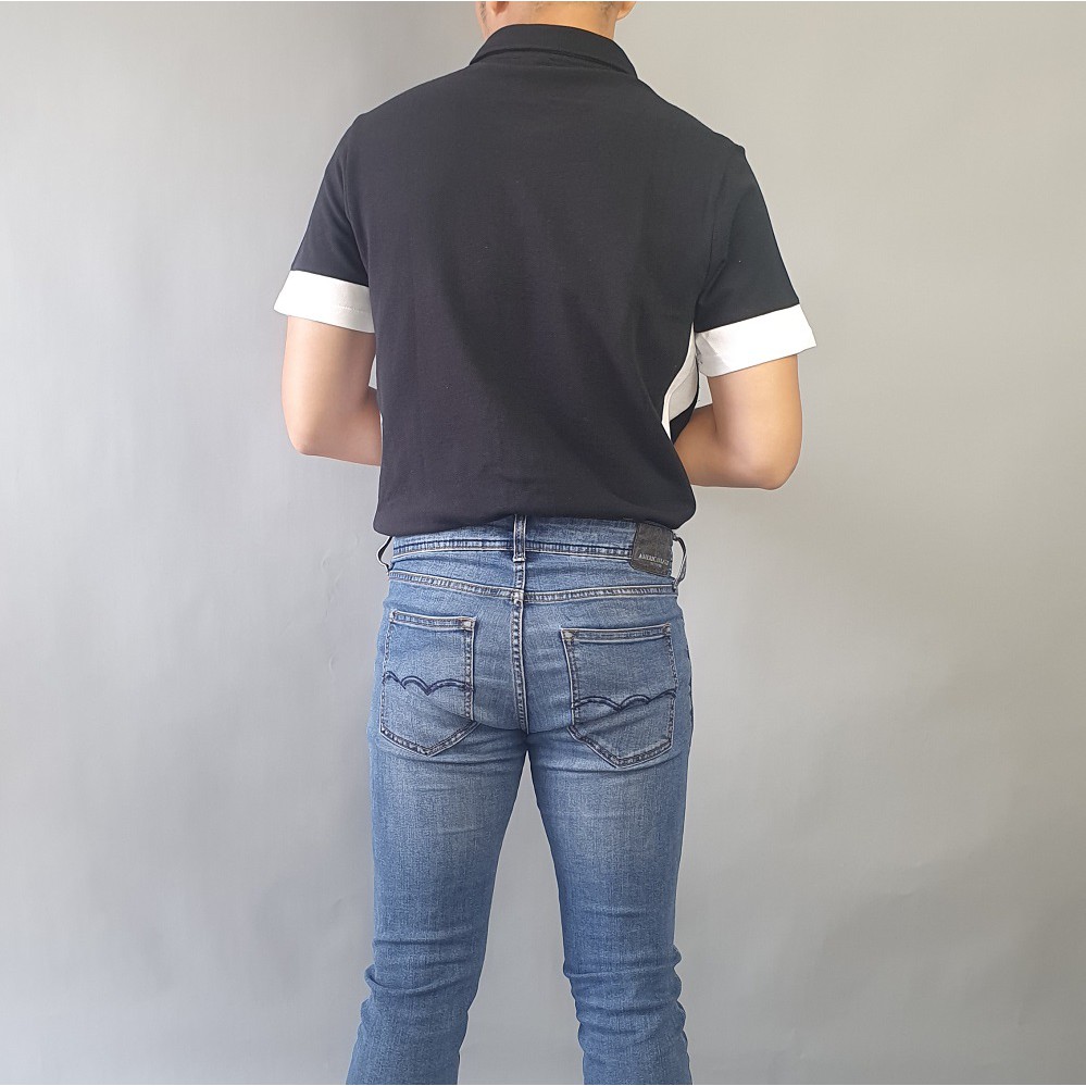 Áo Thun Nam Tay Ngắn | Áo Phông Nam Tay Lỡ Cổ Đứng Thời Trang Cao Cấp A02-04 cowboiz.shop | BigBuy360 - bigbuy360.vn