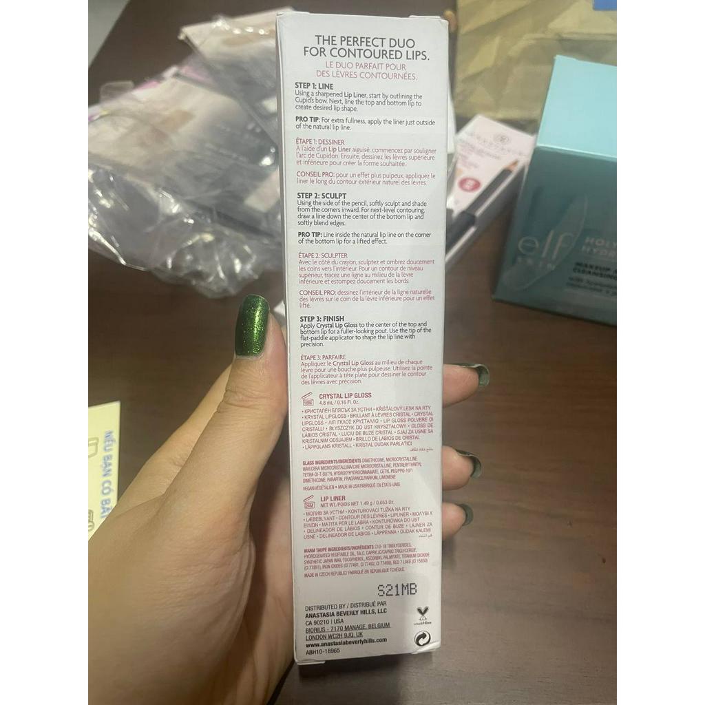 Anastasia Beverly Hills set son bóng và chì 29$ Pout Master Sculpted Lip Duo