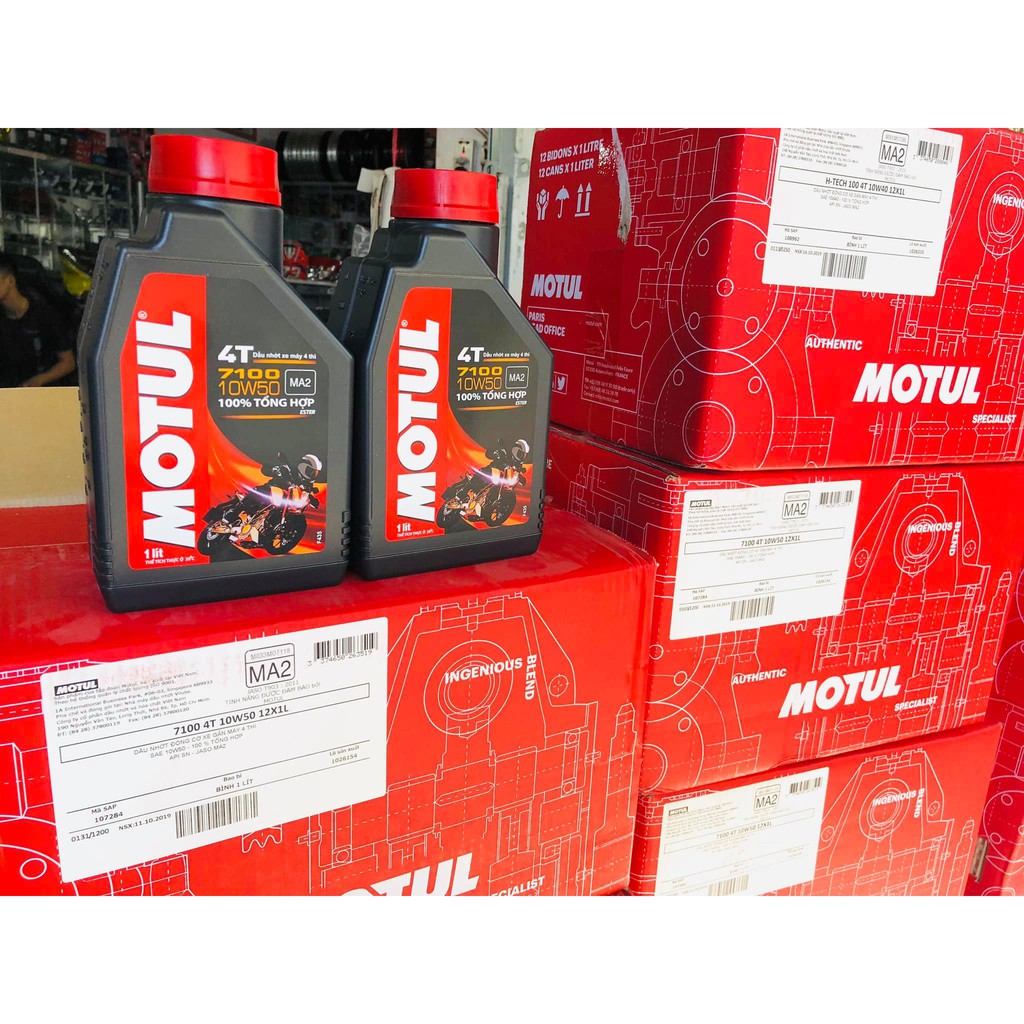 NHỚT MOTUL 7100 4T 10W50 DÀNH CHO XE SỐ