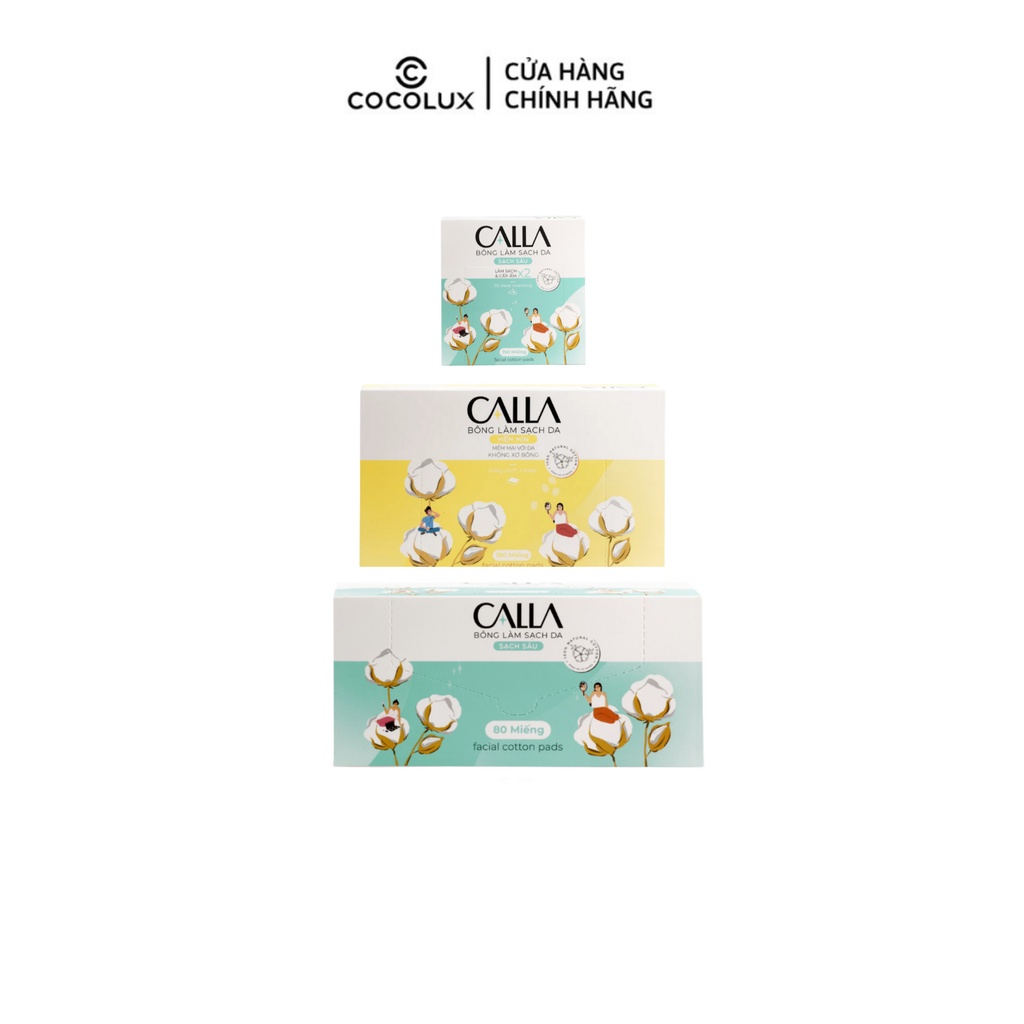 Bông Tẩy Trang Bạch Tuyết Calla [COCOLUX]