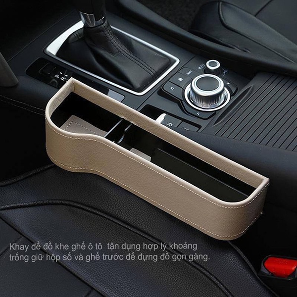 Khay Đựng Đồ Khe Ghế Ô Tô VERSION 2, Khay Đựng Đồ Ô Tô - CarZone