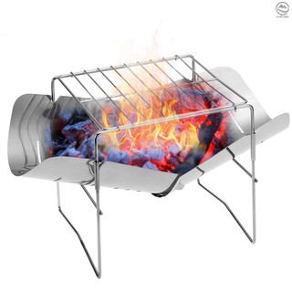 Bếp Lửa Cắm Trại 2 Trong 1 Tiện Lợi