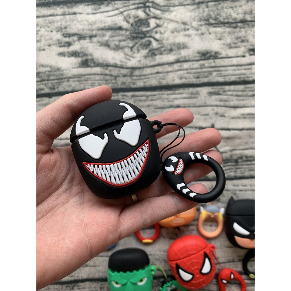 Case airpod dẻo 3D vỏ bảo airpod 1 , 2 sillicon đựng tai nghe không dây i11 i12 i18 i100 i200