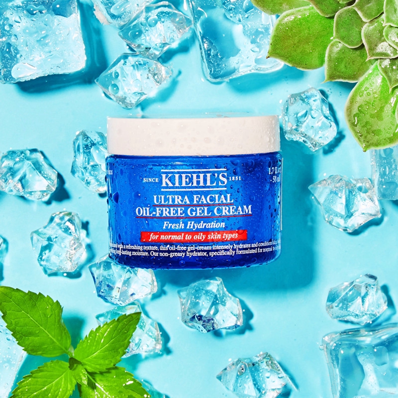 Original Kiehl's Hydrating Blue Oil-Free Moisturizing Cream 50ml Dưỡng trắng da