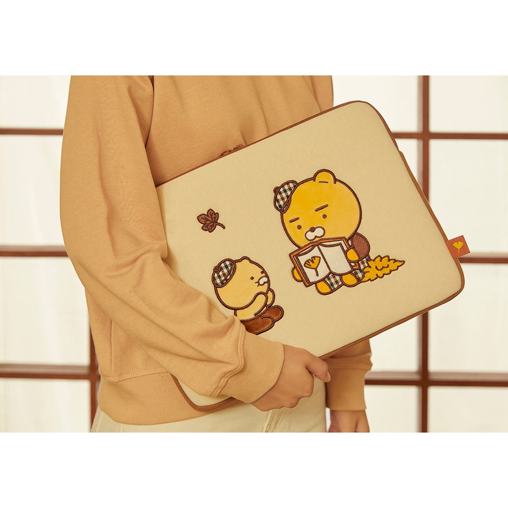 Túi đựng laptop 13 inch - Autumn Kakao Friends Ryan &amp; Choonsik