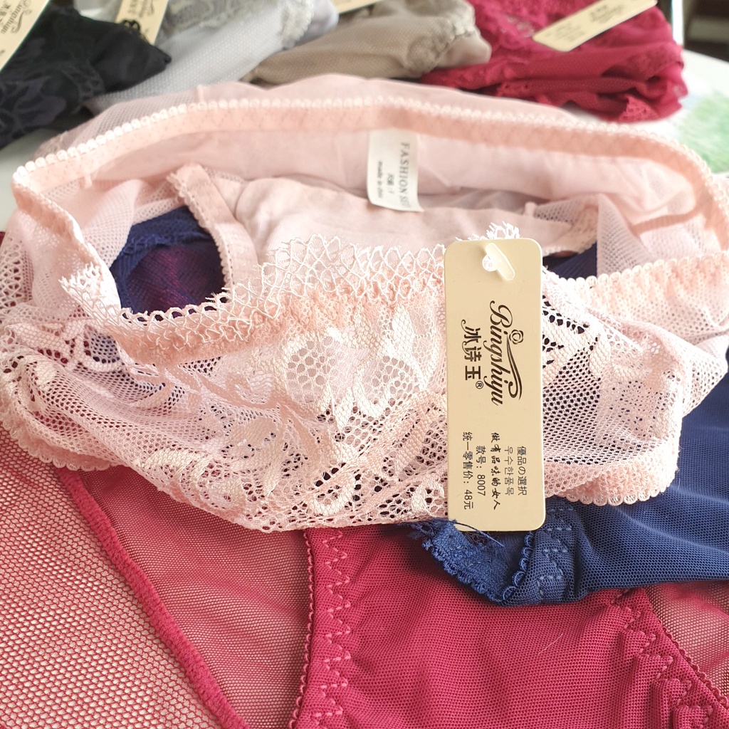 Quần lót nữ ren Royal Flower cao cấp - Quần chip voan mỏng FLQ126