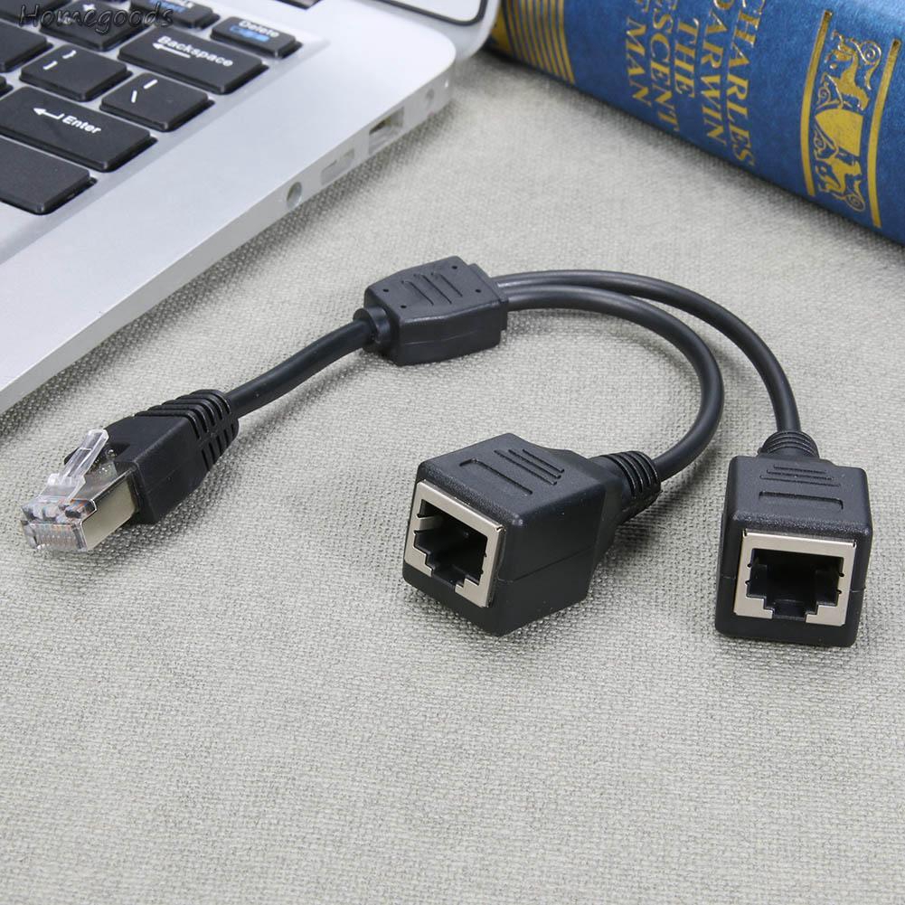 Đầu Chia Rj45 Male Sang 2 Female | BigBuy360 - bigbuy360.vn