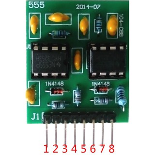 Mạch băm, trộn xung lái cách ly dùng NE555
