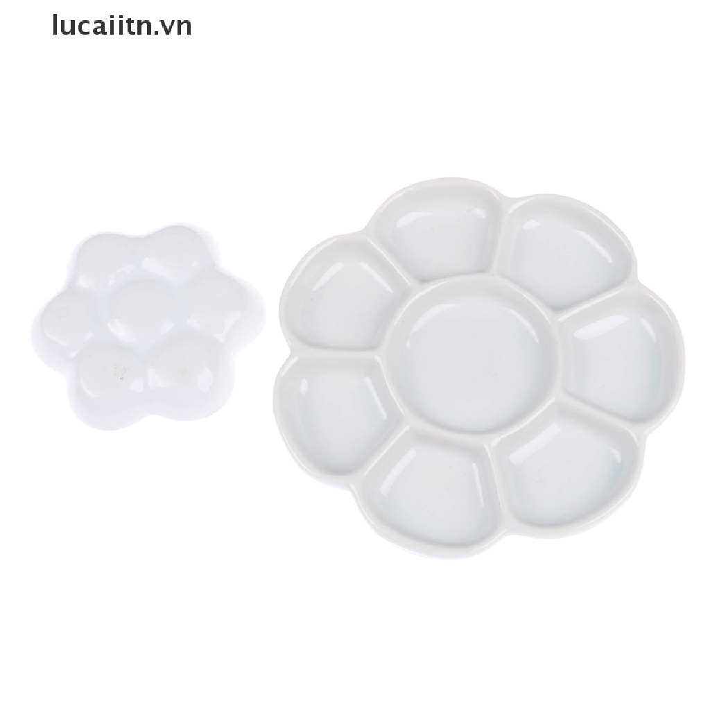 1 Khay Gốm Sứ Đựng Màu Nước Vẽ Tranh Nghệ Thuật LUC