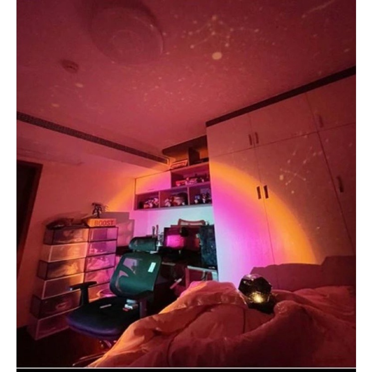 Đèn hoàng hôn, đèn sống ảo, chuyên livestream, tiktok, quay 180 độ.