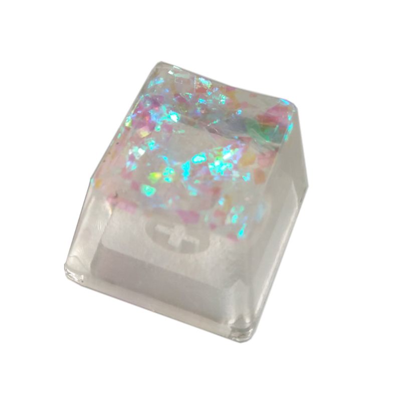 Nút bàn phím OEM R4 bằng resin trong mờ màu RGB thủ công