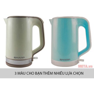 Ấm siêu tốc Sharp EKJ-18VP-PK/BG/BL 1,8 lít