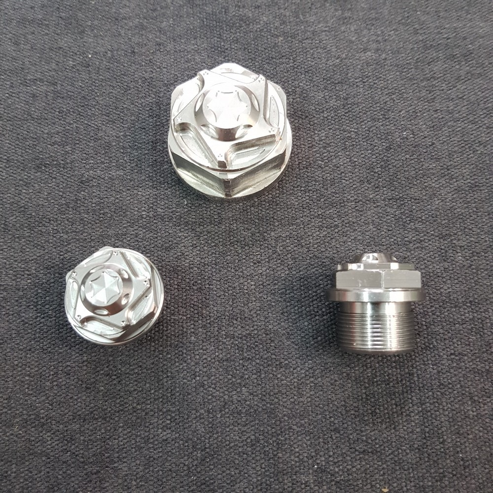 [XẢ KHO] Ốc trảng ba SONIC, mẫu SALAYA ngôi sao xoáy chất liệu inox 304 CNC chống rỉ sét