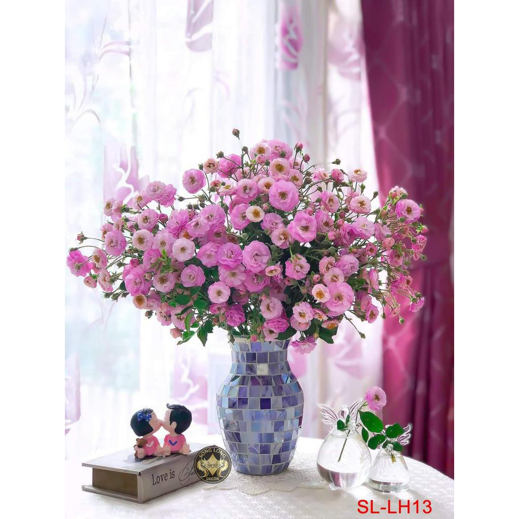 TRANH DÁN TƯỜNG 3D LỌ HOA ĐẸP LH13 - YAN SHOP