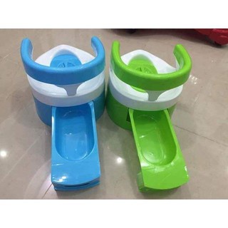 Bô vệ sinh tựa lưng có nắp đậy Song Long Plastic cho bé từ 12 tháng