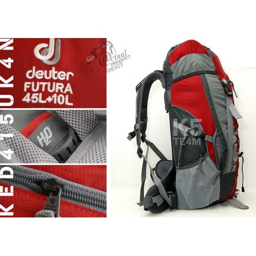 Balo phượt Deuter Futura 45L +10 L, đi leo núi dã ngoại, hiking trecking and touring
