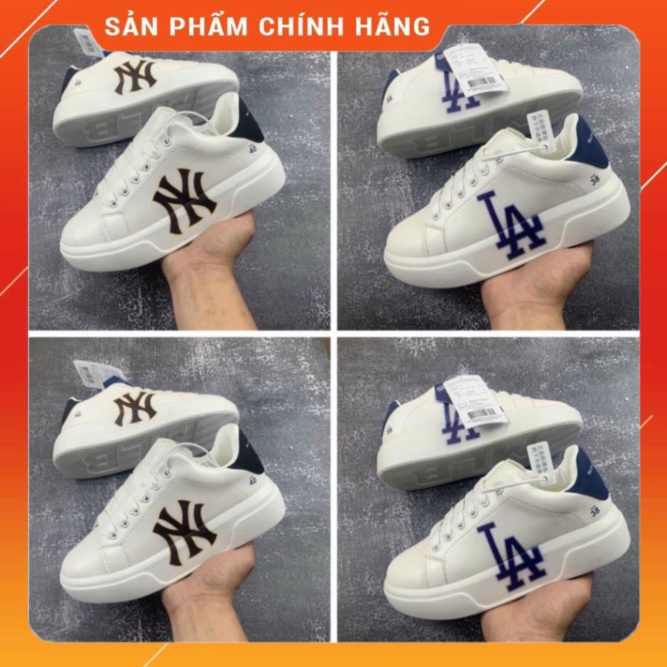 Giày Mc queen LA, NY mẫu mới [2022-Fullbox] Giày MLB chunky bản NY korea Nam Nữ