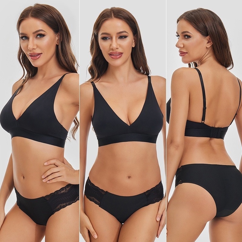 Áo ngực thể thao TakeTalk không đường may cổ v sâu gợi cảm cho nữ