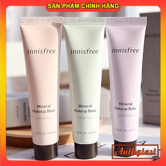 Kem lót Innisfree Mineral Makeup Base SPF30 PA+++ tác dụng 4in1 40ml