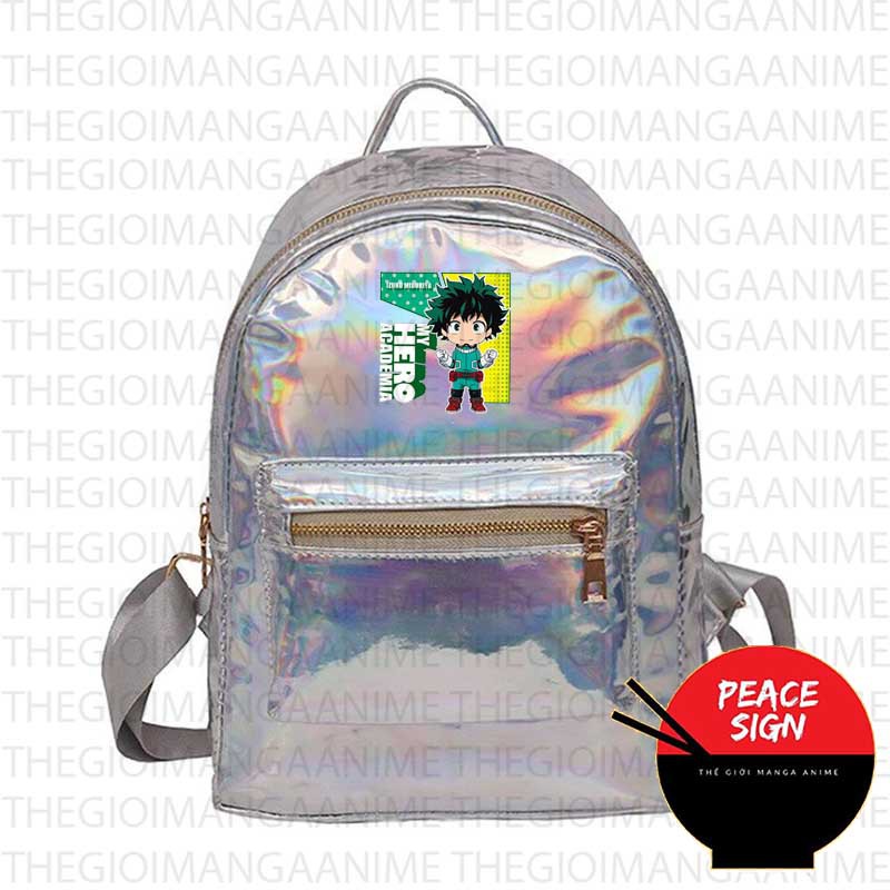 Balo hologram in hình BOKU NO HERO ACADEMIA Học Viện Anh Hùng anime chibi