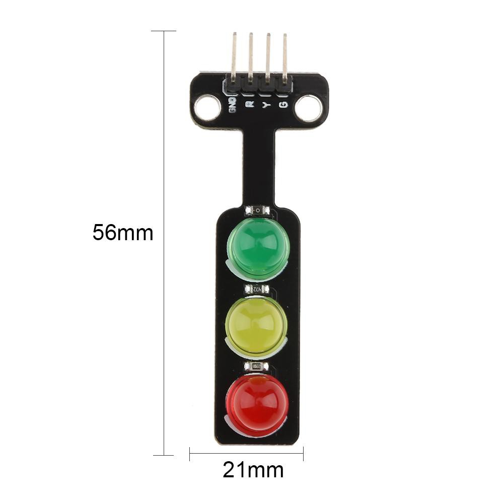 [tmys] 5V Mini Traffic Light Red Yellow Green 5mm LED Display Module for Arduino