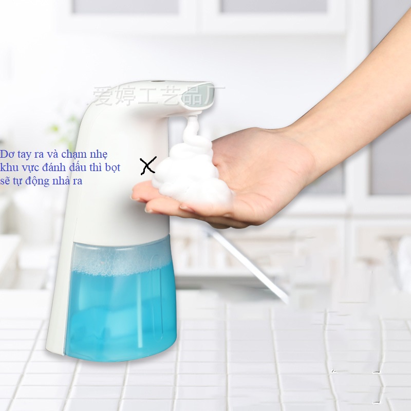 Bình tạo bọt xà phòng TB03 rửa tay tự động dùng cho nhà tắm