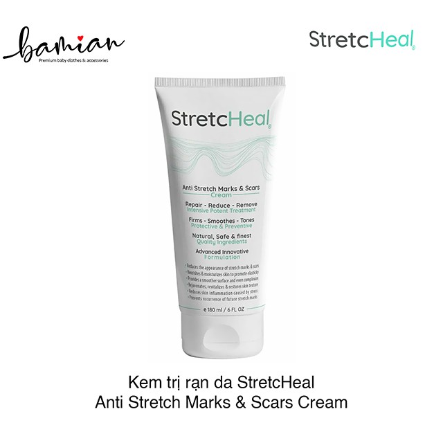 Kem bôi rạn da StretcHeal tuýp 180ml (date mới) | BigBuy360 - bigbuy360.vn