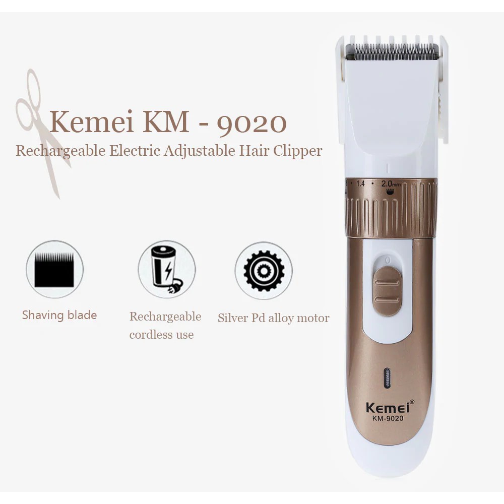 Tông Đơ Cắt Tóc Tiện Dụng Kemei KM-9020