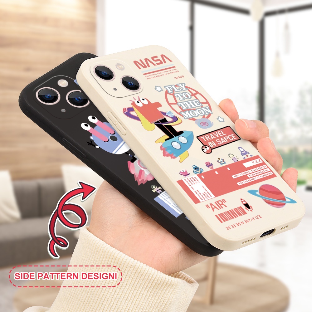 NASA Ốp Điện Thoại Cho Samsung Galaxy A73 A71 A53 A51 A33 A31 S20FE S21FE 5G A7 2018 A13 A22 M32 A23 A52 A52S A72 A12 M12 A02s A32 A03 CORE A02 M02 A70 A70s A03s
