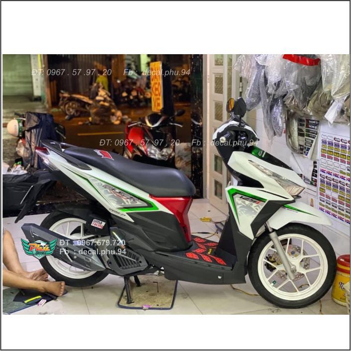 Tem Rời Click Trắng xanh Crom (C)