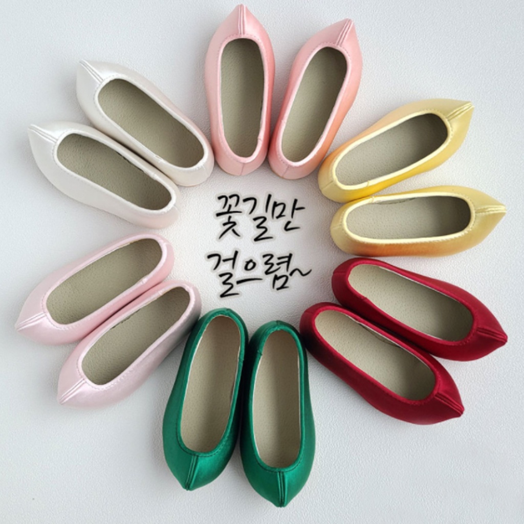 Giày Hanbok Lụa Hanbok Cho Trẻ Em