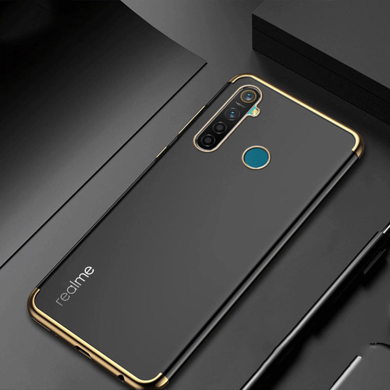 Ốp lưng trong có viền xi mạ cho điện thoại Realme 6 Pro