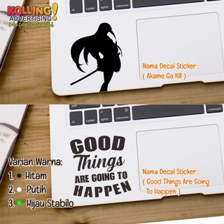 Sticker Dán Máy Tính Laptop In Chữ Akame Ga Kill Laptop