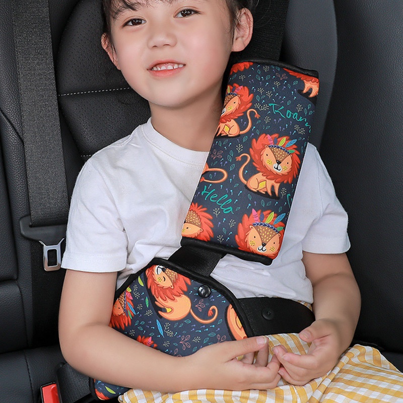 Vỏ Bọc Dây Đai An Toàn Họa Tiết Hoạt Hình Dễ Thương Chống Rơi Cho Bé