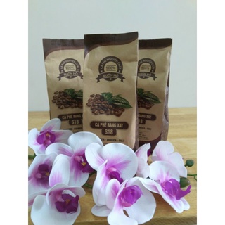 Cà phê rang xay buôn hồ 100% nguyên chất túi 500gr