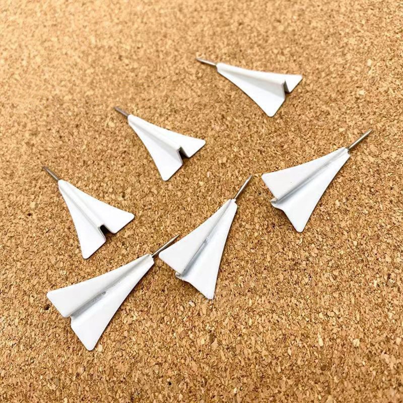 Set 12 Ghim Cài Bằng Thép Dùng Trưng Bày Ảnh / Tài Liệu Thiết Kế 3D Sáng Tạo