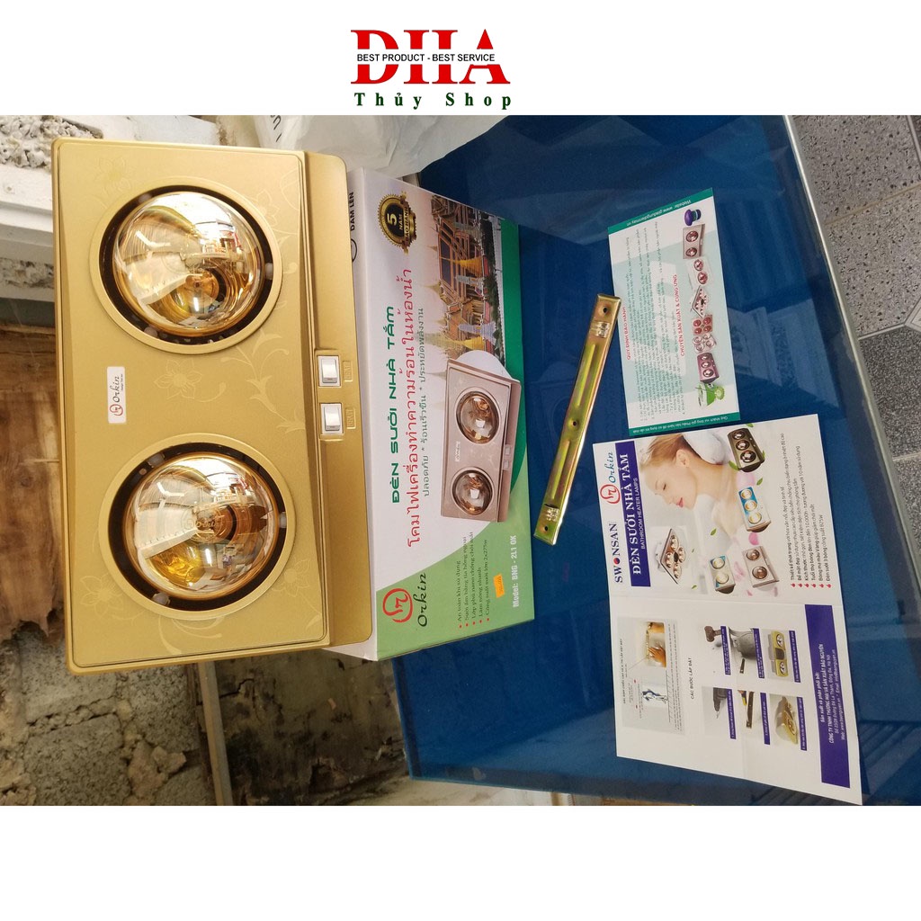 ĐÈN SƯỞI NHÀ TẮM ORKIN BNG - 2L1 OK 2 BÓNG - CHỐNG LÓA MẮT - TIẾT KIỆM ĐIỆN NĂNG - BẢO HÀNH 5 NĂM